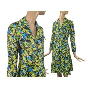 Vintage 1970s skirt suit set | vintage‎ oversized collar blazer & matching skirt